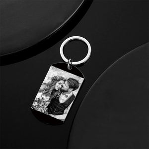 Llavero de proyección personalizado con foto para pareja, regalo para  mujeres y hombres, para amigos y parejas