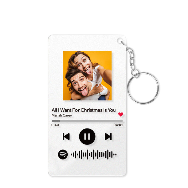 Llavero personalizado con código de Spotify, llavero grabado con música  personalizada, regalos personalizados